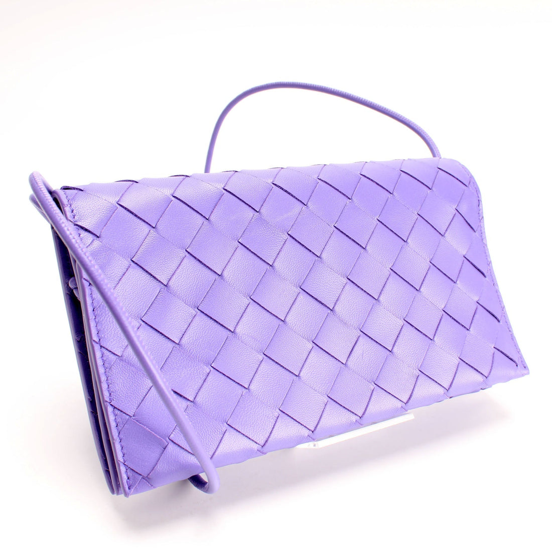 Intrecciato Wallet On Strap