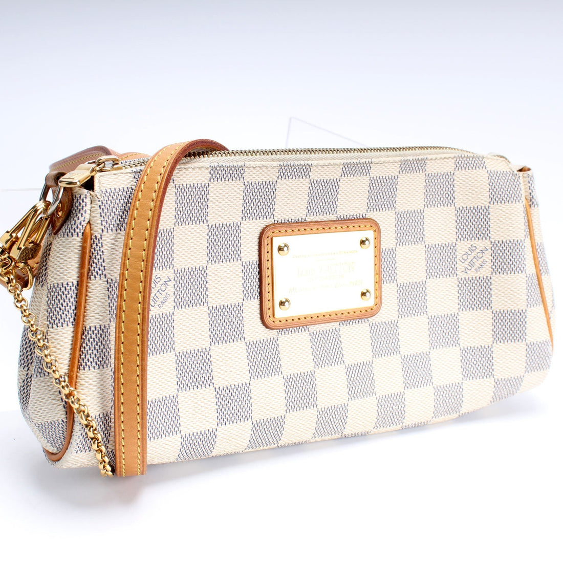 Eva Clutch Damier Azur