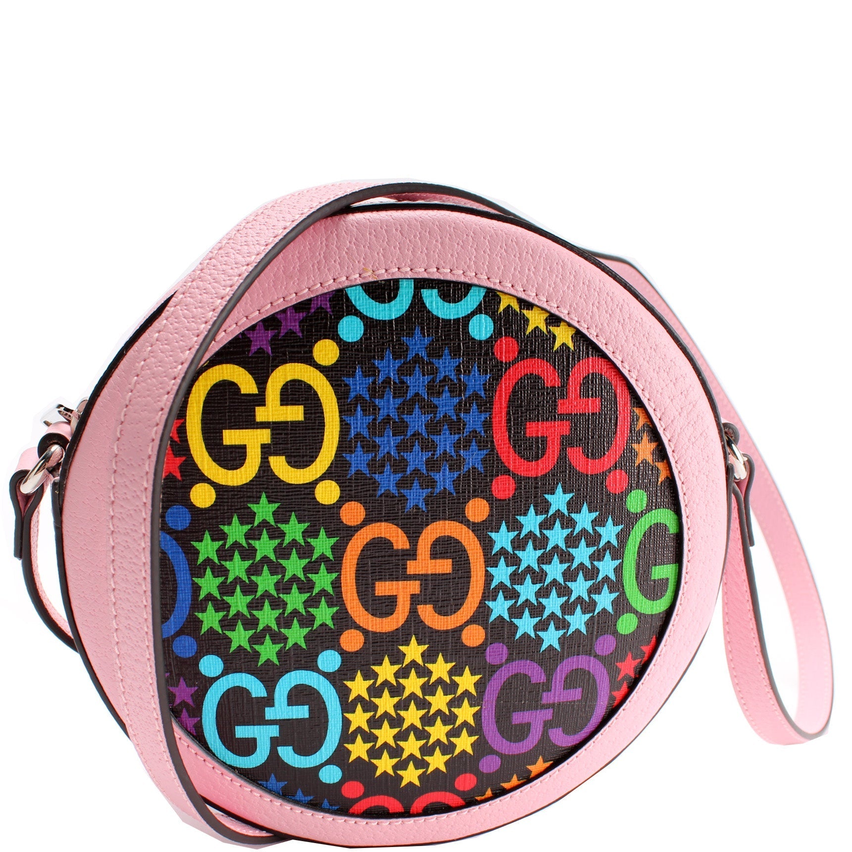 603938 GG Psychedelic Round Shoulder Bag