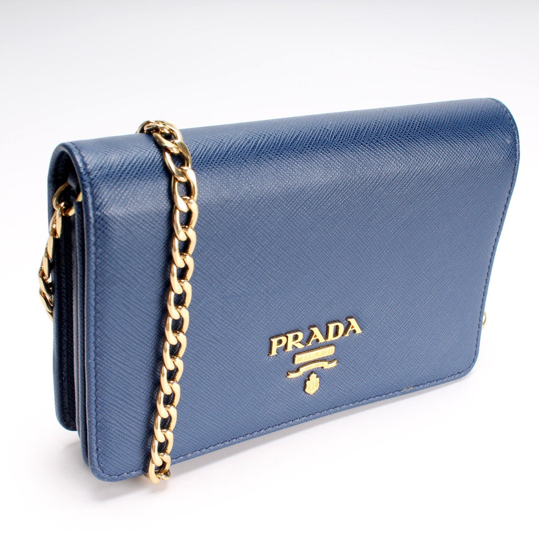 1BP006 Saffiano Lux Chain Wallet