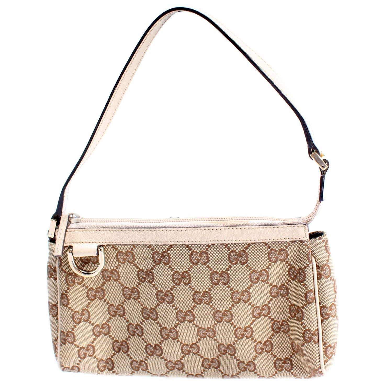 145750 GG Canvas D Ring Cosmetic Case