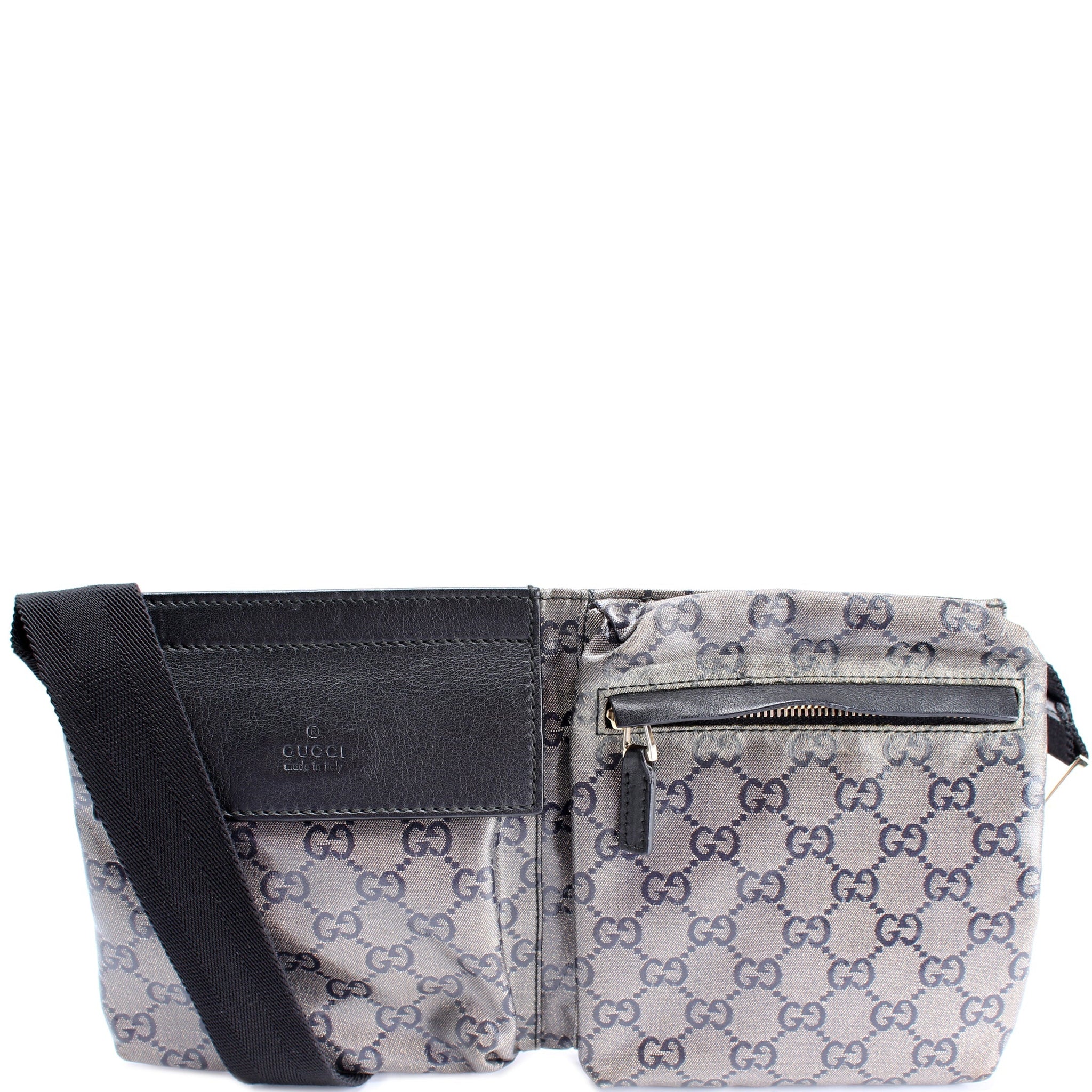 28566 GG Coated Canvas Waist Bag