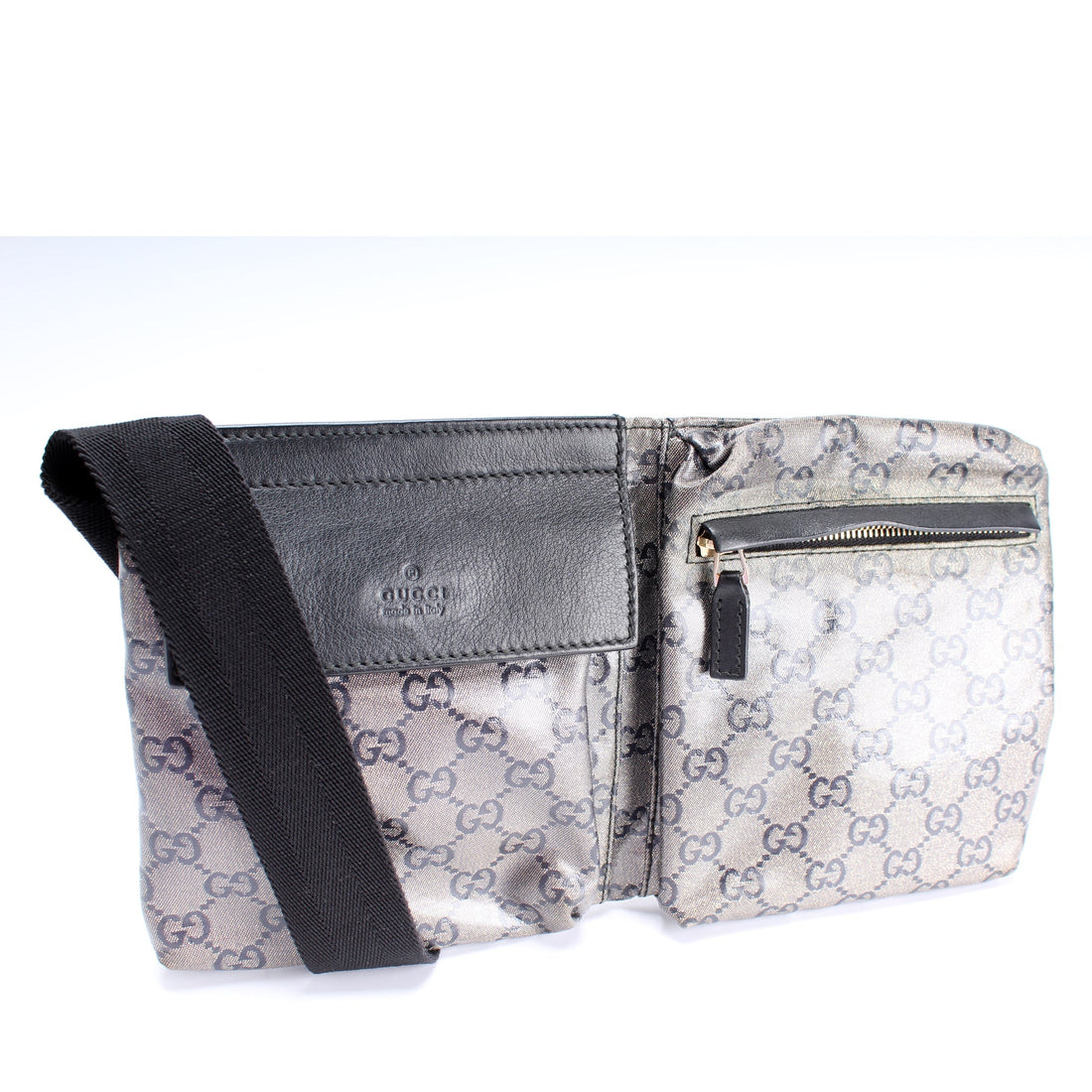 28566 GG Coated Canvas Waist Bag