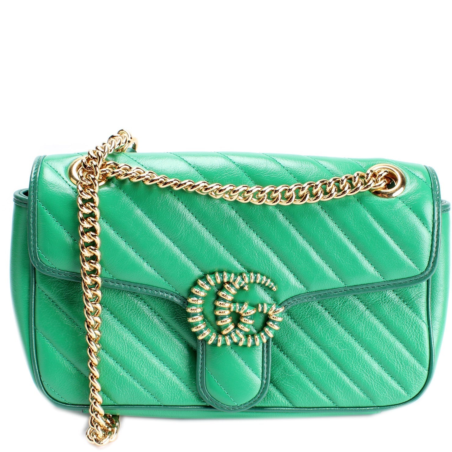 443497 Marmont Torchon Shoulder Small Flap