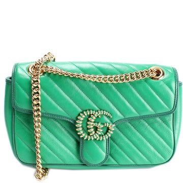 443497 Marmont Torchon Shoulder Small Flap