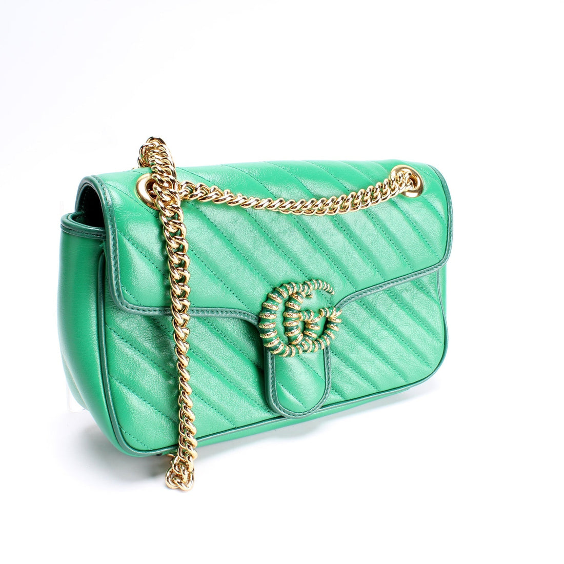 443497 Marmont Torchon Shoulder Small Flap