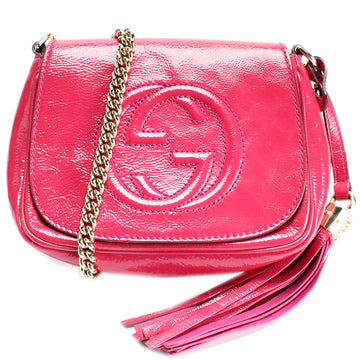 323190 Soho Chain Tassel Flap Small