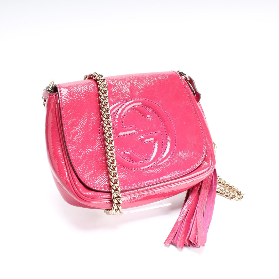 323190 Soho Chain Tassel Flap Small
