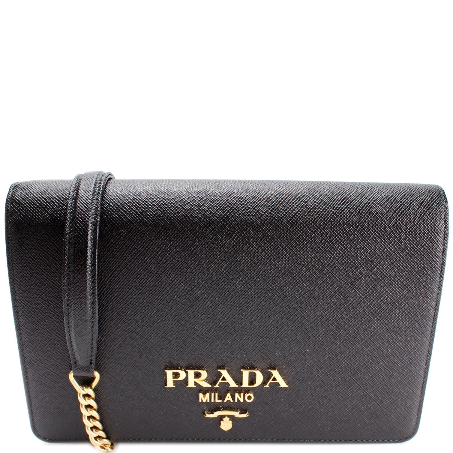 1BP018 Saffiano Lux Mini Chain Bag