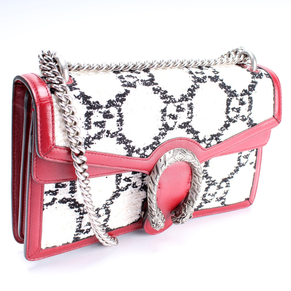 400249 Dionysus Tweed GG Shoulder Small