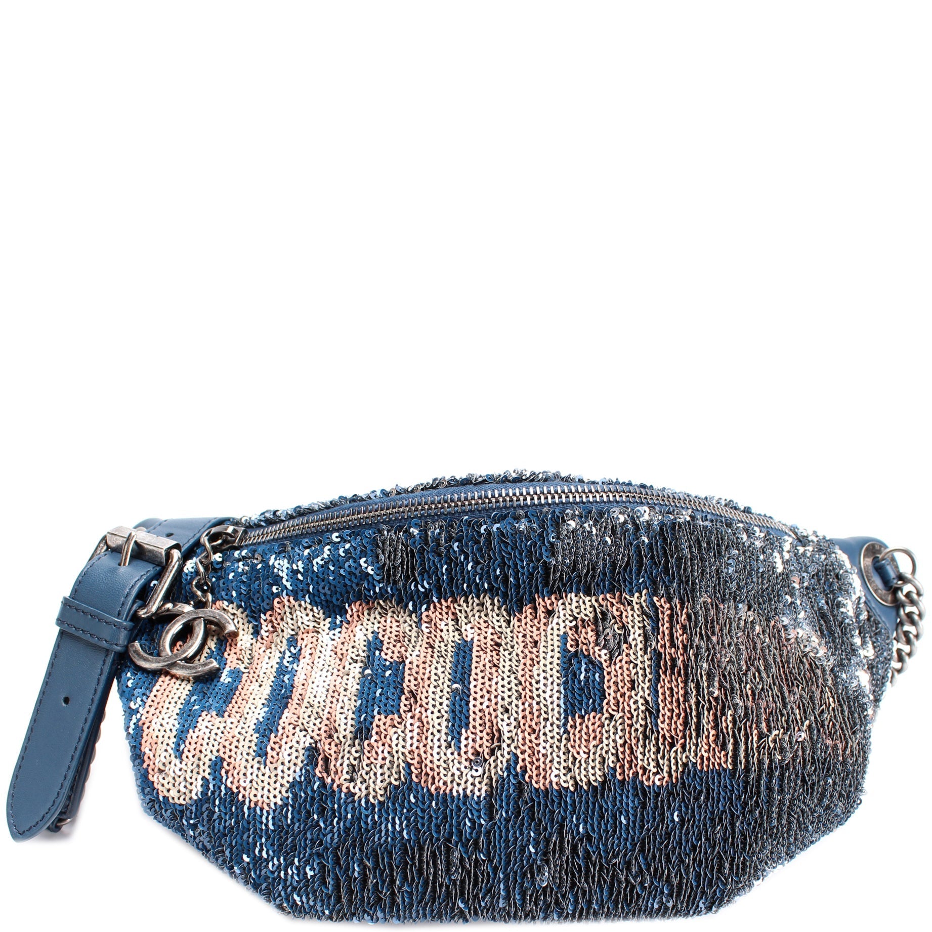 Coco Cube Sequined Belt Bag 23M