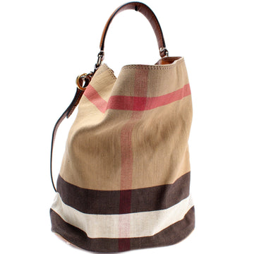 Canvas Mega Check Ashby Hobo Medium