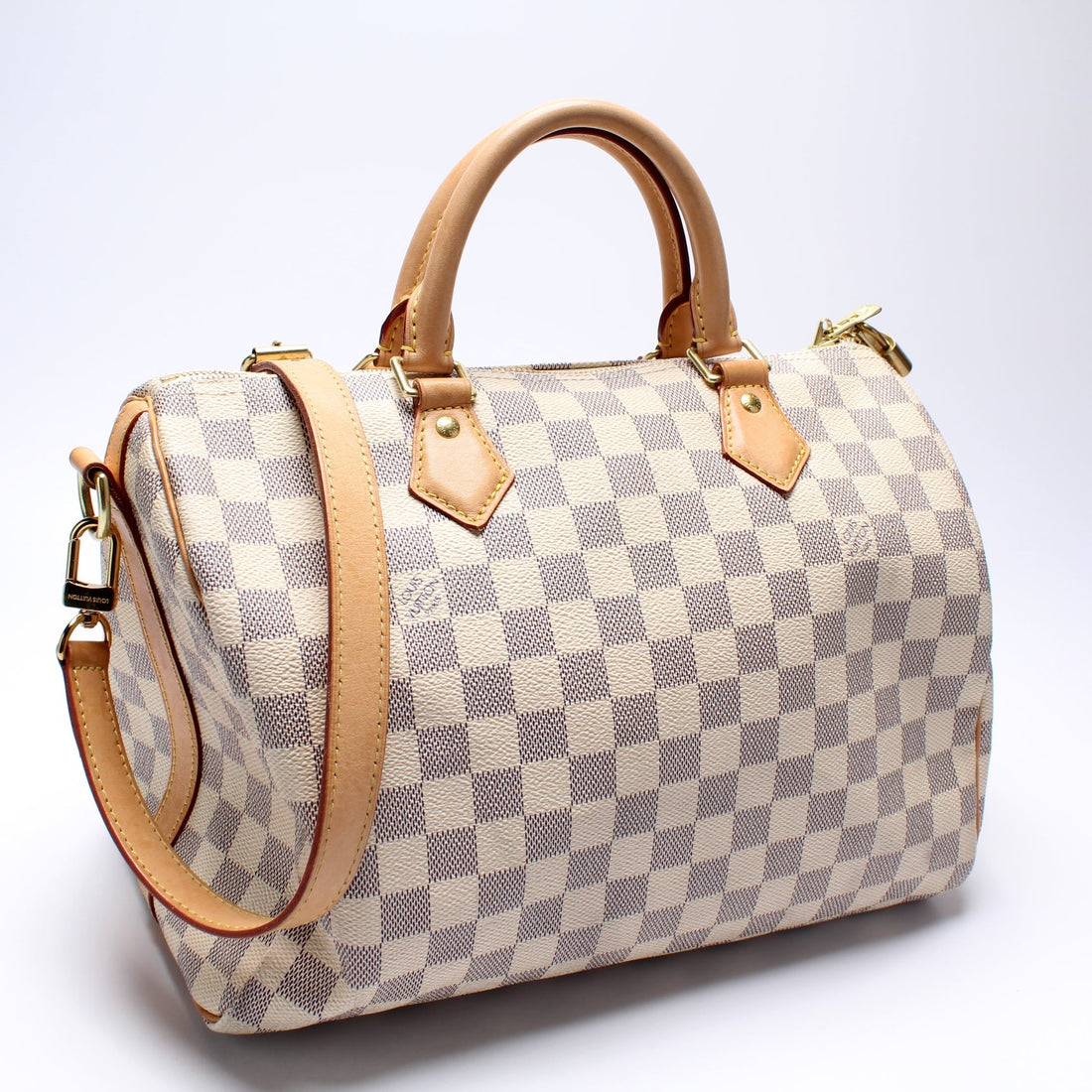 Speedy 30 Bandouliere Damier Azur