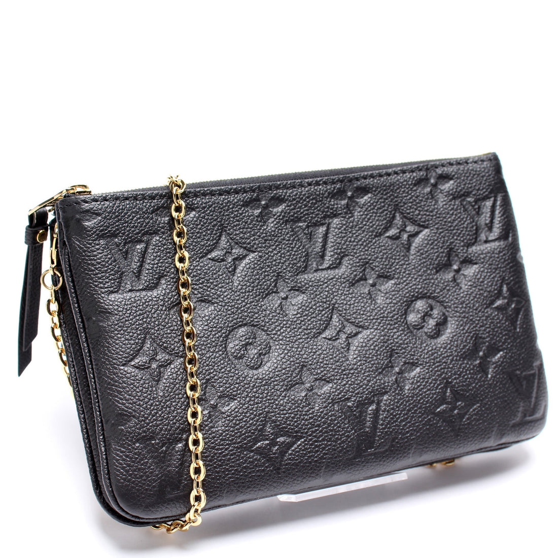 Double Zip Pochette Empreinte