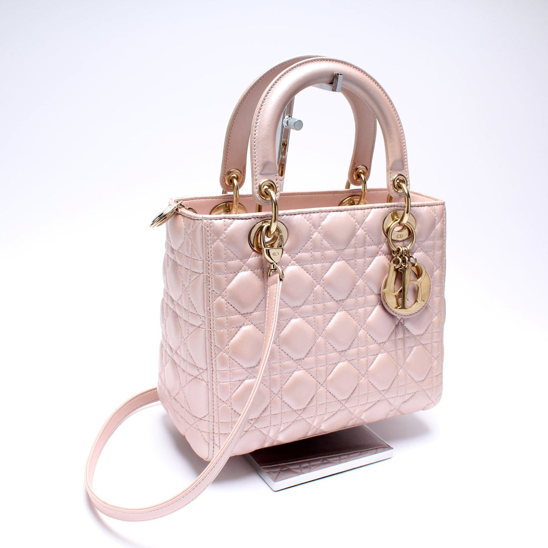 Lady Dior Medium Lambskin Cannage