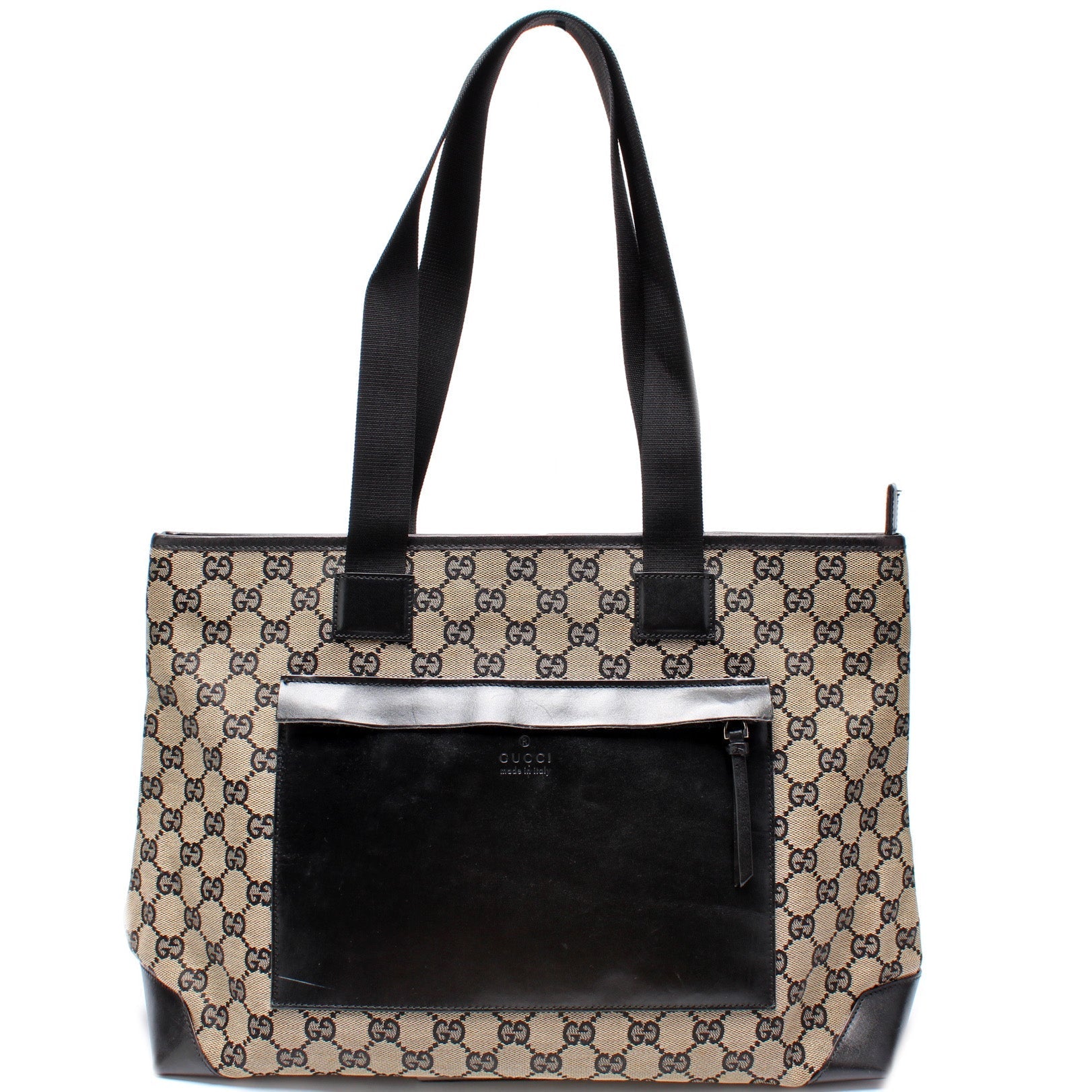 019-0426 GG Canvas Zip Tote