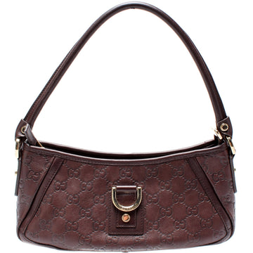 130939 GG Leather Abbey Pochette
