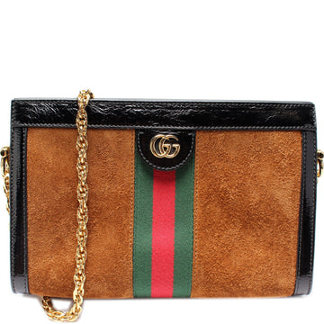 503877 Ophidia Suede Shoulder Small