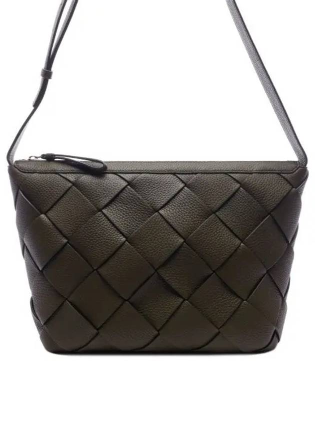 Bottega Veneta Diago Hobo Shoulder Bag Tauri Khaki