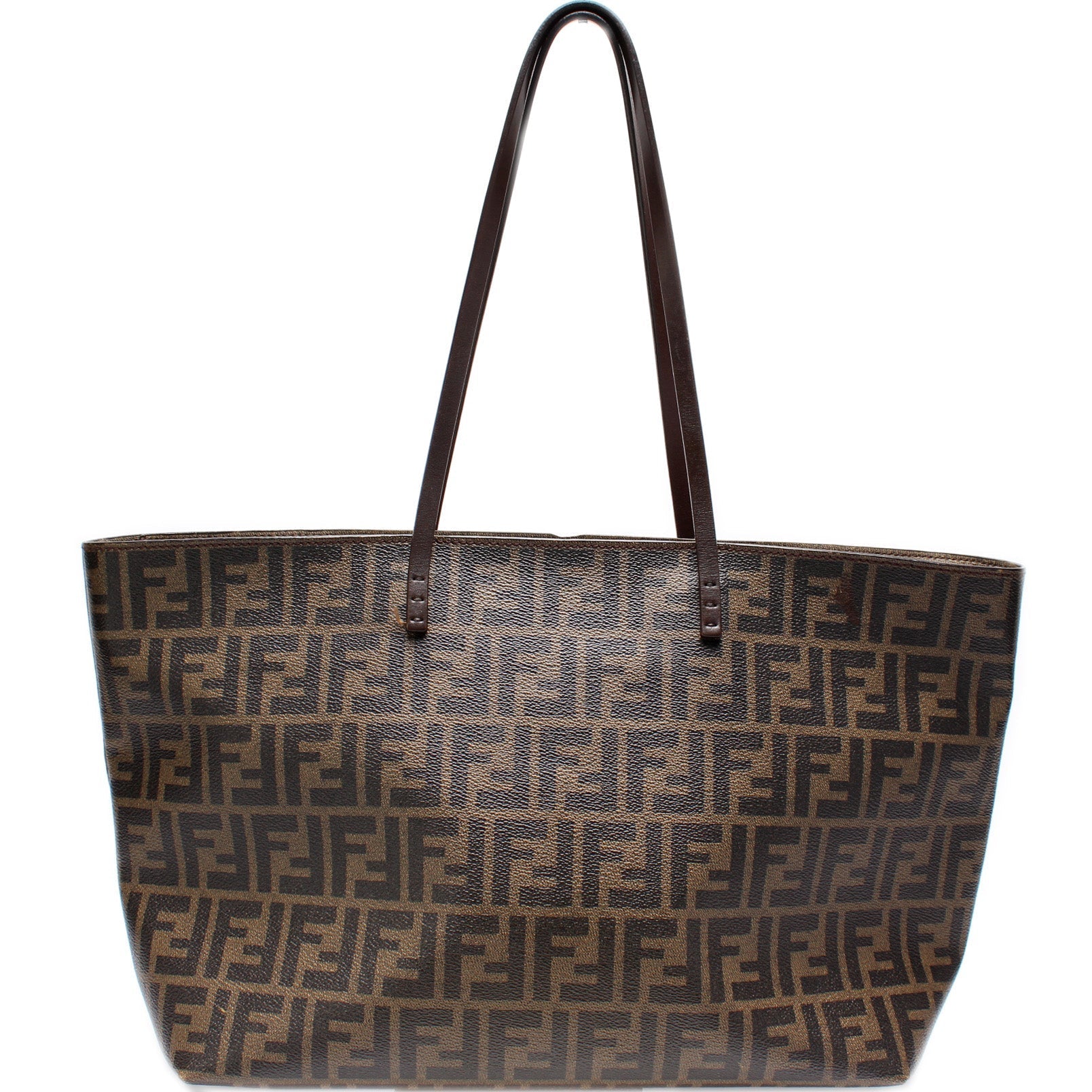 8BH185 Coated Zucca Zip Tote