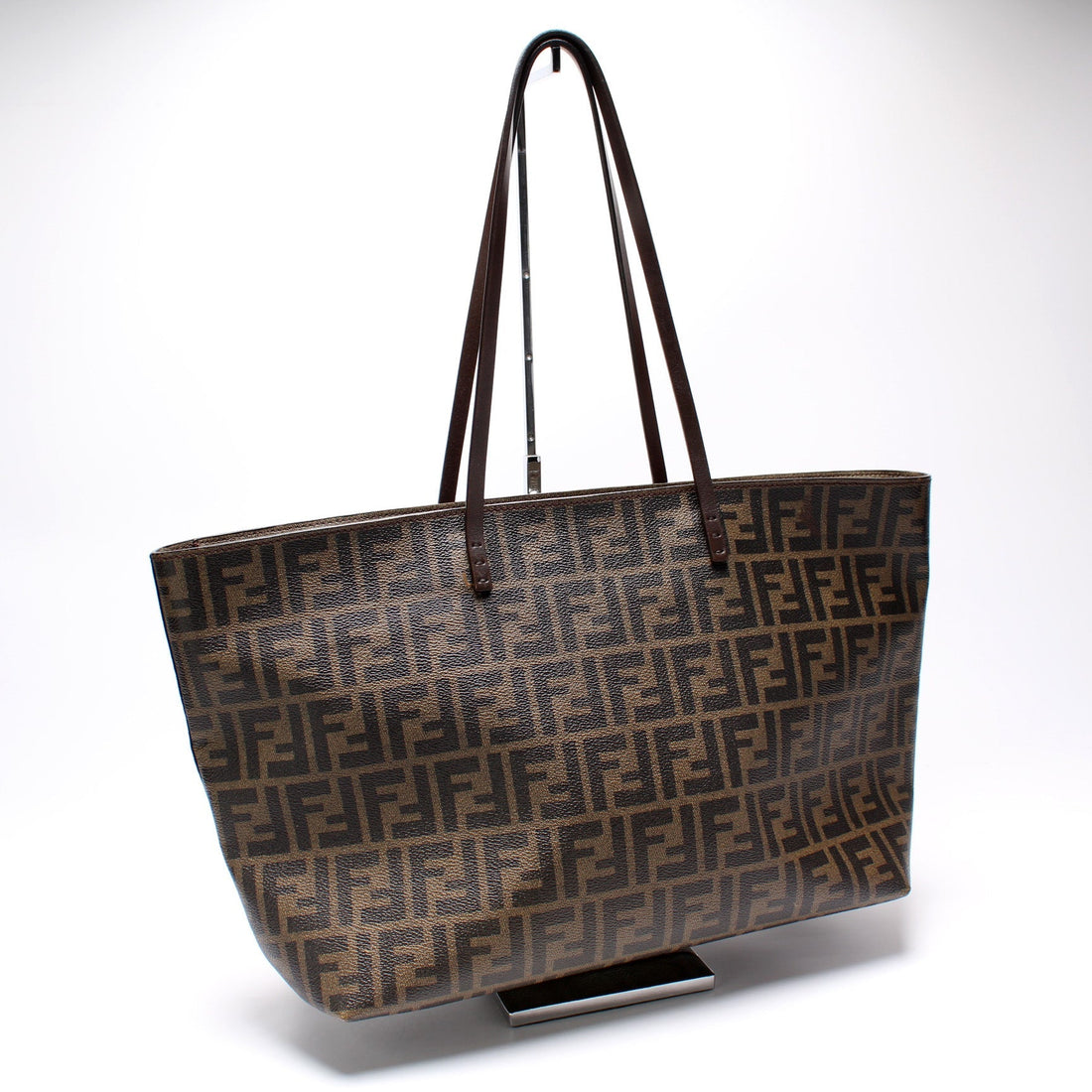 8BH185 Coated Zucca Zip Tote