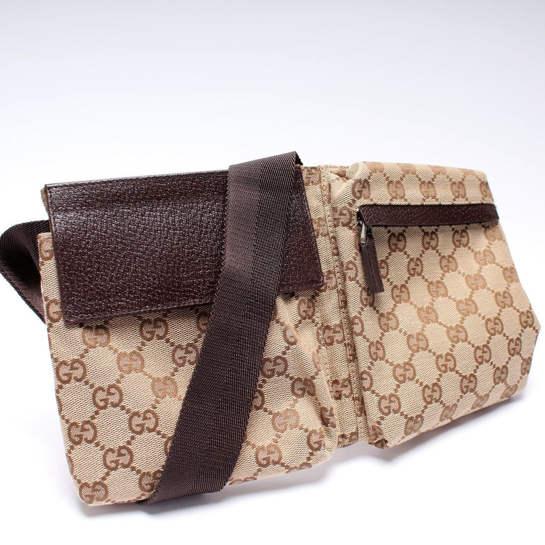 28566 GG Canvas Waist Bag