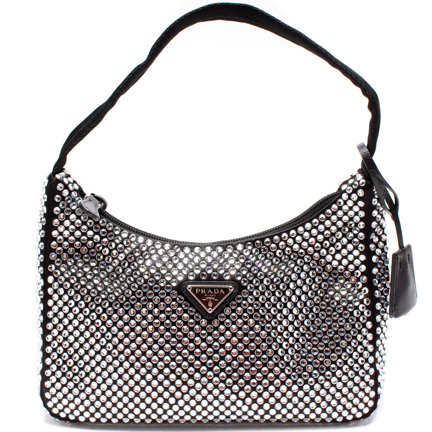 1BC515 Satin Crystal Re-Edition 2000 Mini Bag