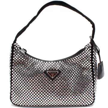 1BC515 Satin Crystal Re-Edition 2000 Mini Bag