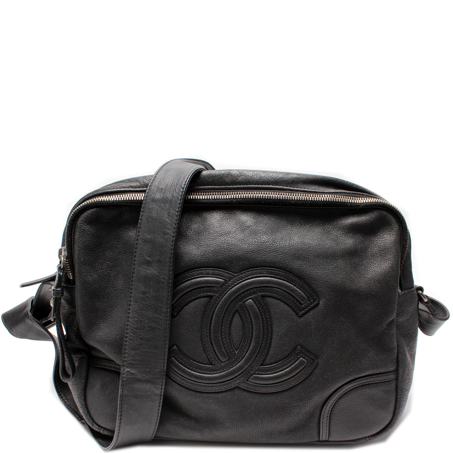 CC Camera Bag Large Washed Calfskin 14M