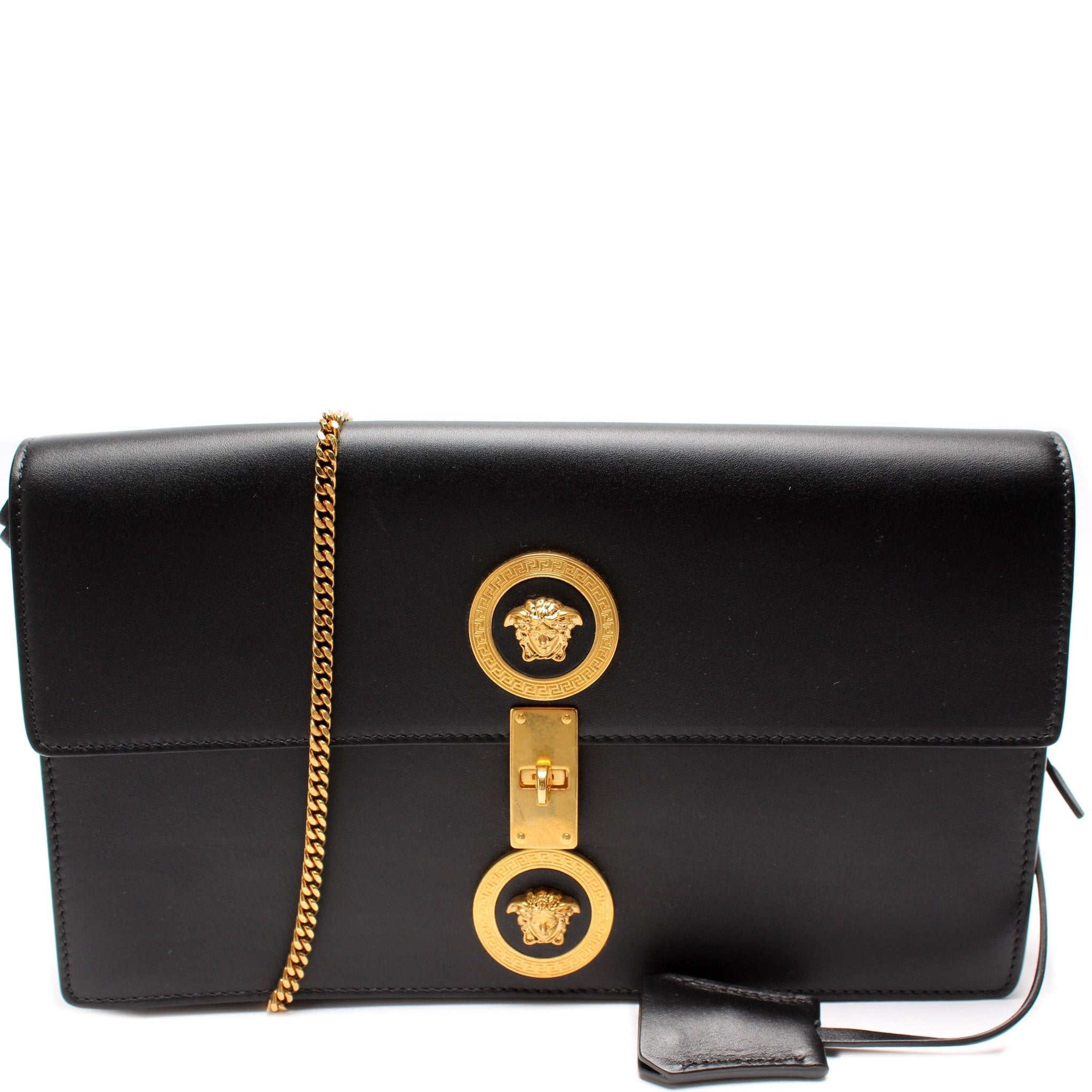 Medusa Padlock Clutch On Chain
