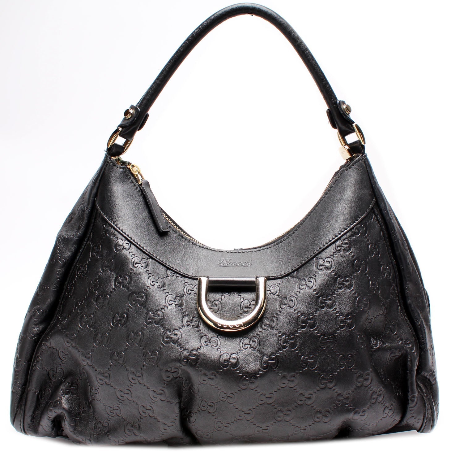 189833 Gucciscima D Ring Hobo