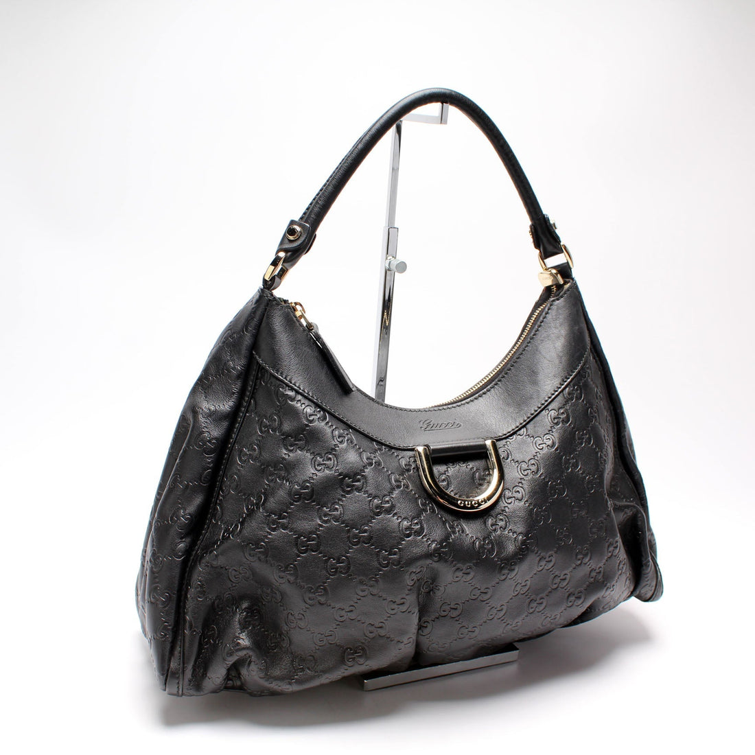 189833 Gucciscima D Ring Hobo