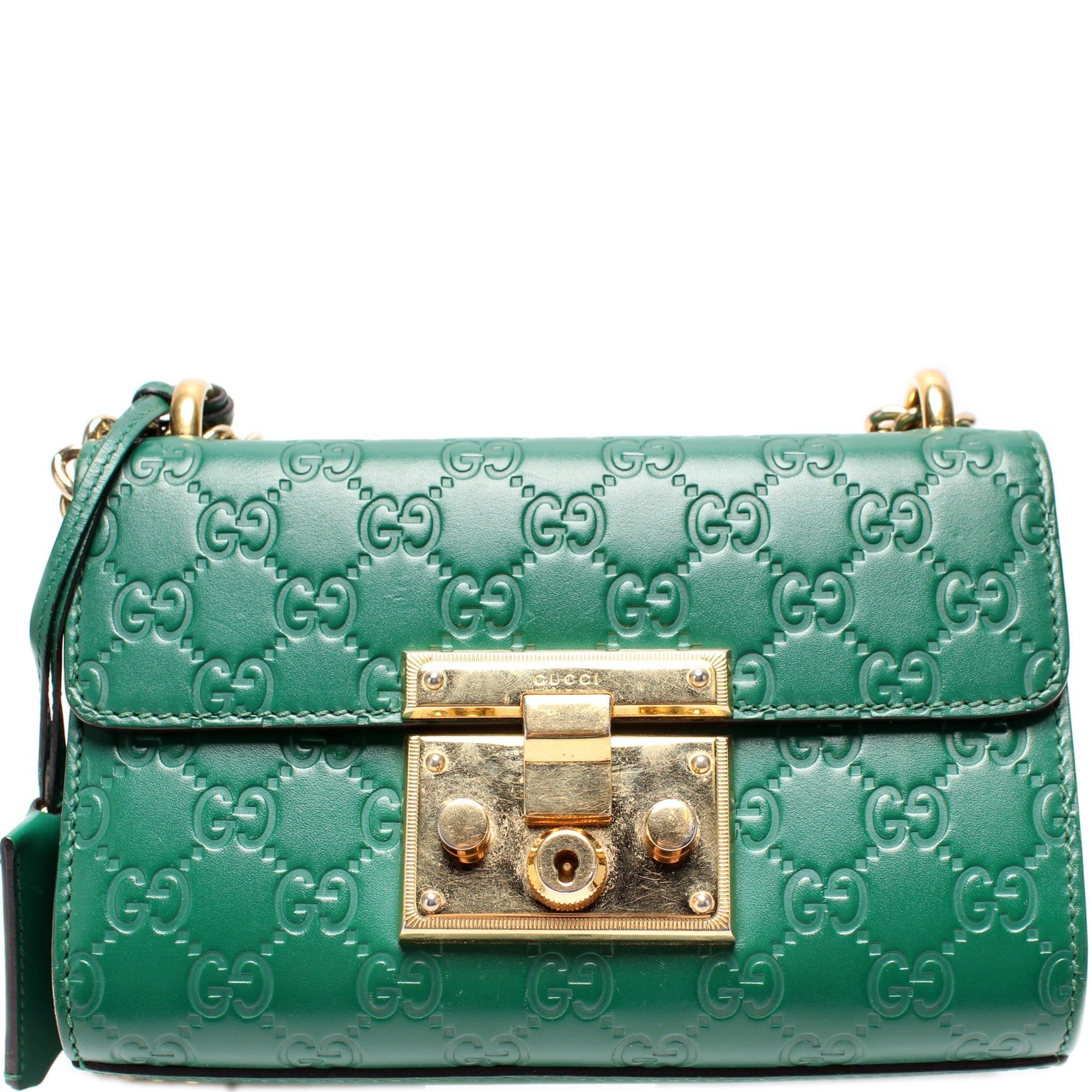 409487 Padlock Guccissima Small