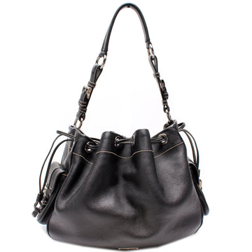 Vitello Daino Drawstring Pocket Hobo