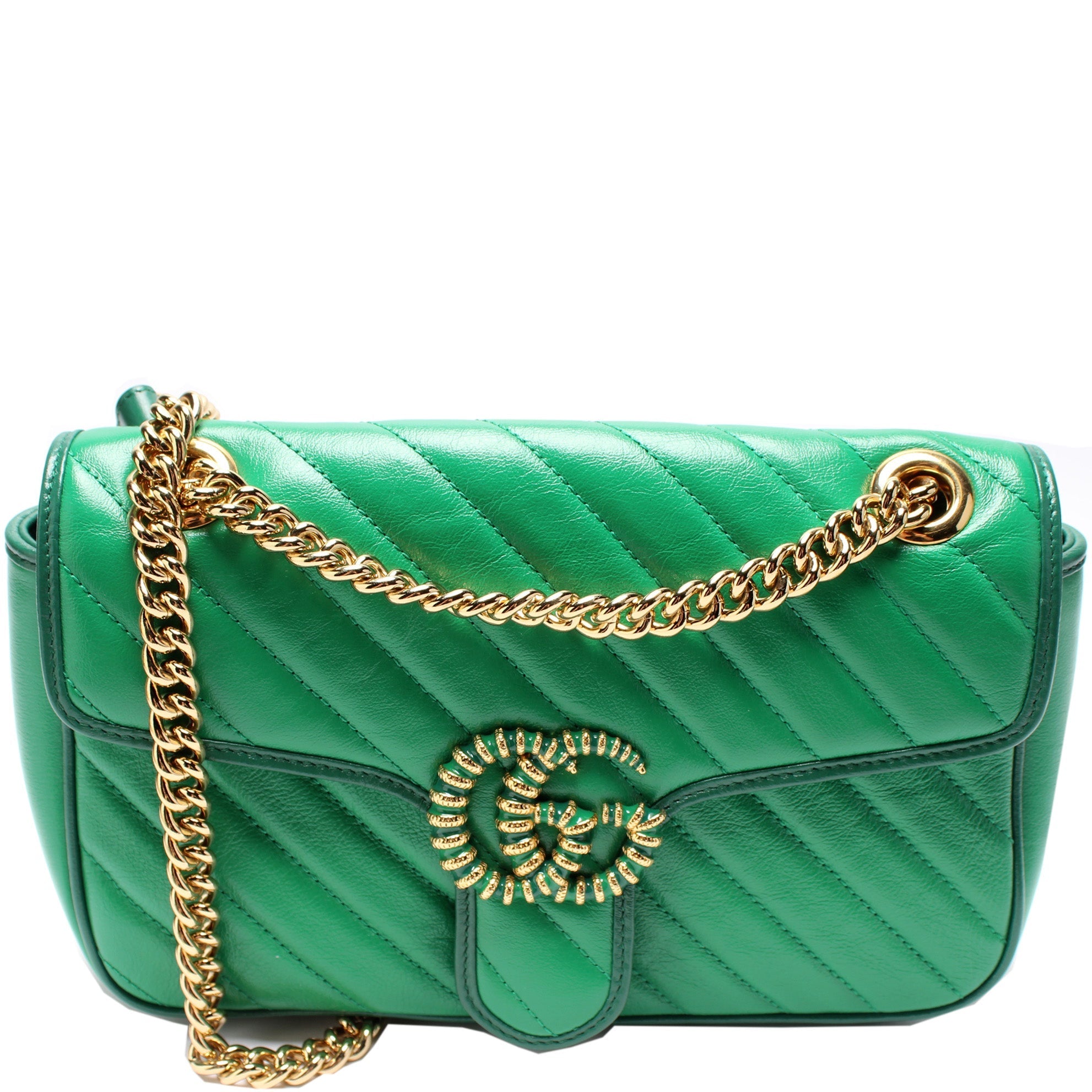 443497 Marmont Torchon Shoulder Small Flap