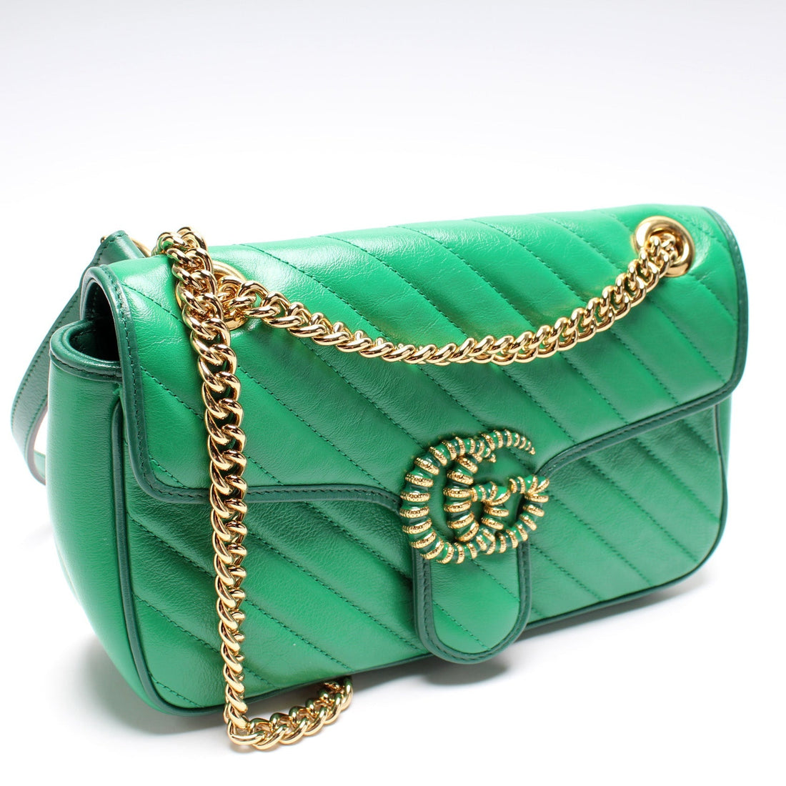 443497 Marmont Torchon Shoulder Small Flap