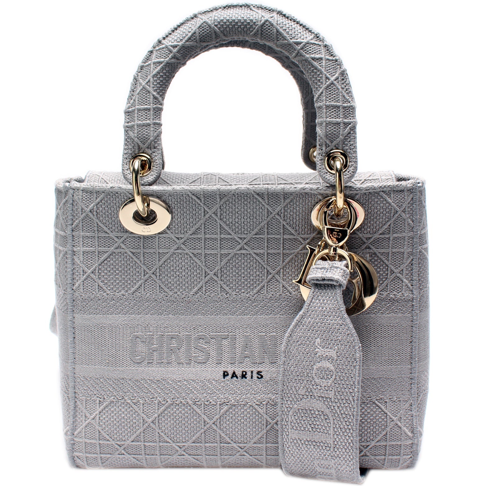 Lady D-Lite Embellished Cannage Medium