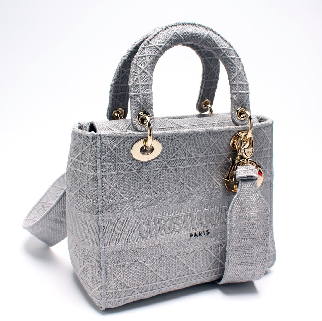 Lady D-Lite Embellished Cannage Medium