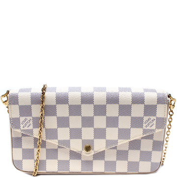 Pochette Felicie Damier Azur