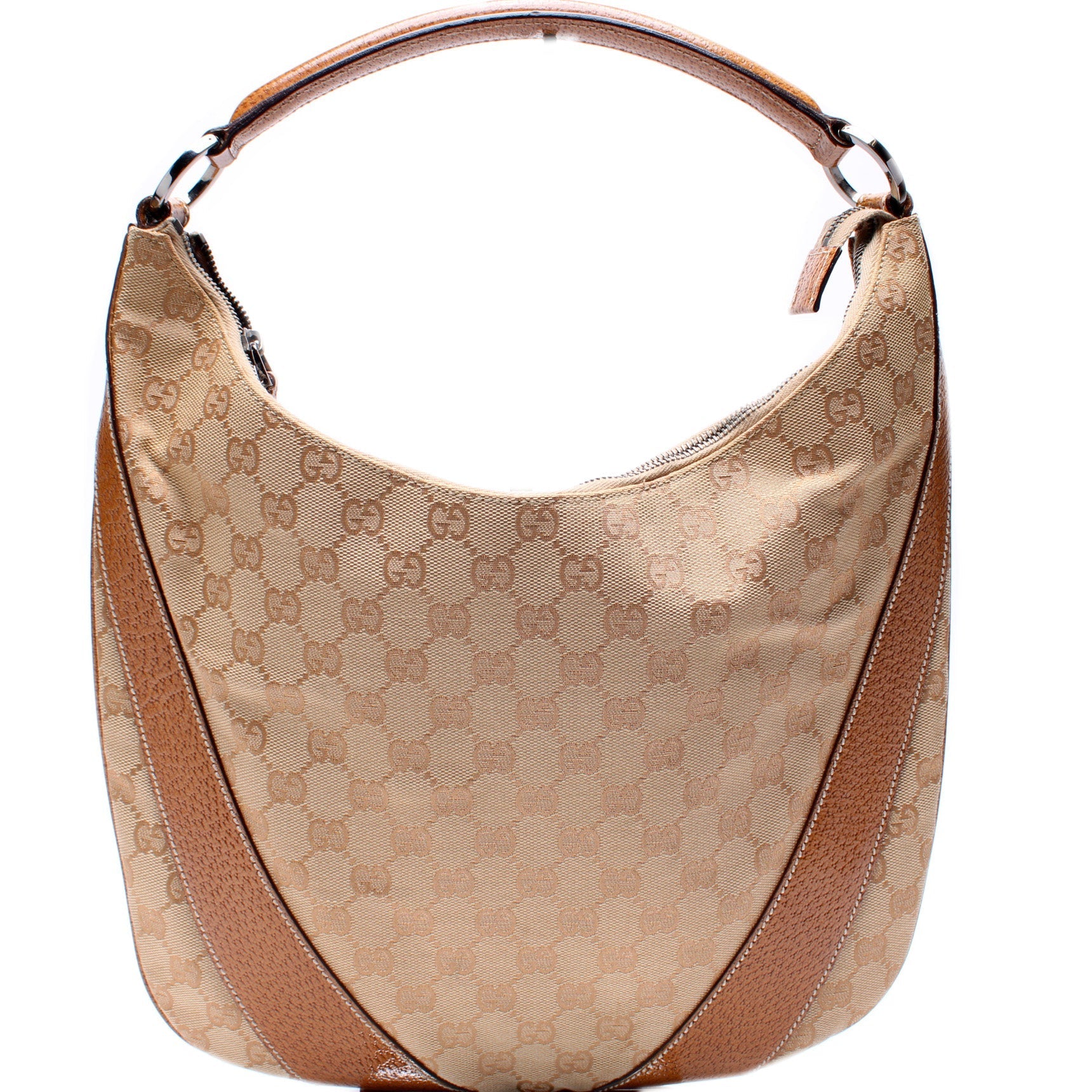 124357 GG Canvas Hobo Bag
