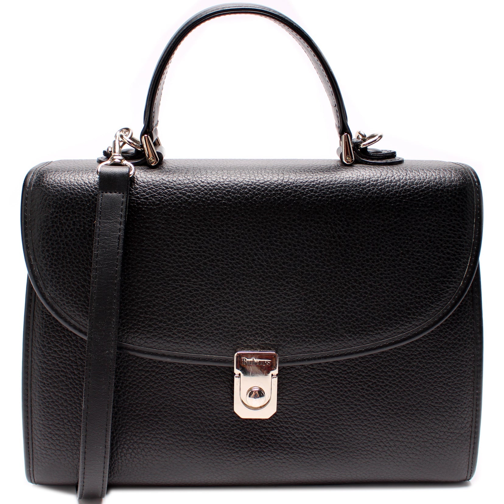 Top Handle Leather Shoulder Bag Vintage