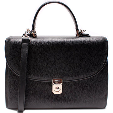 Top Handle Leather Shoulder Bag Vintage