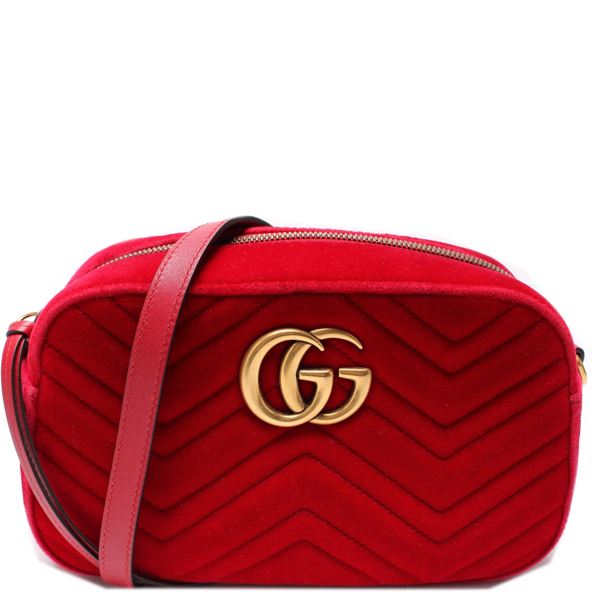 447632 Marmont Small Velvet Camera Bag