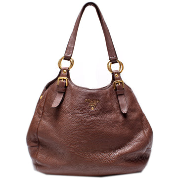 Vitello Daino Buckle Strap Medium Shoulder Bag