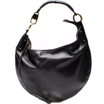 95726 Lambskin Leather Moon Hobo Bag