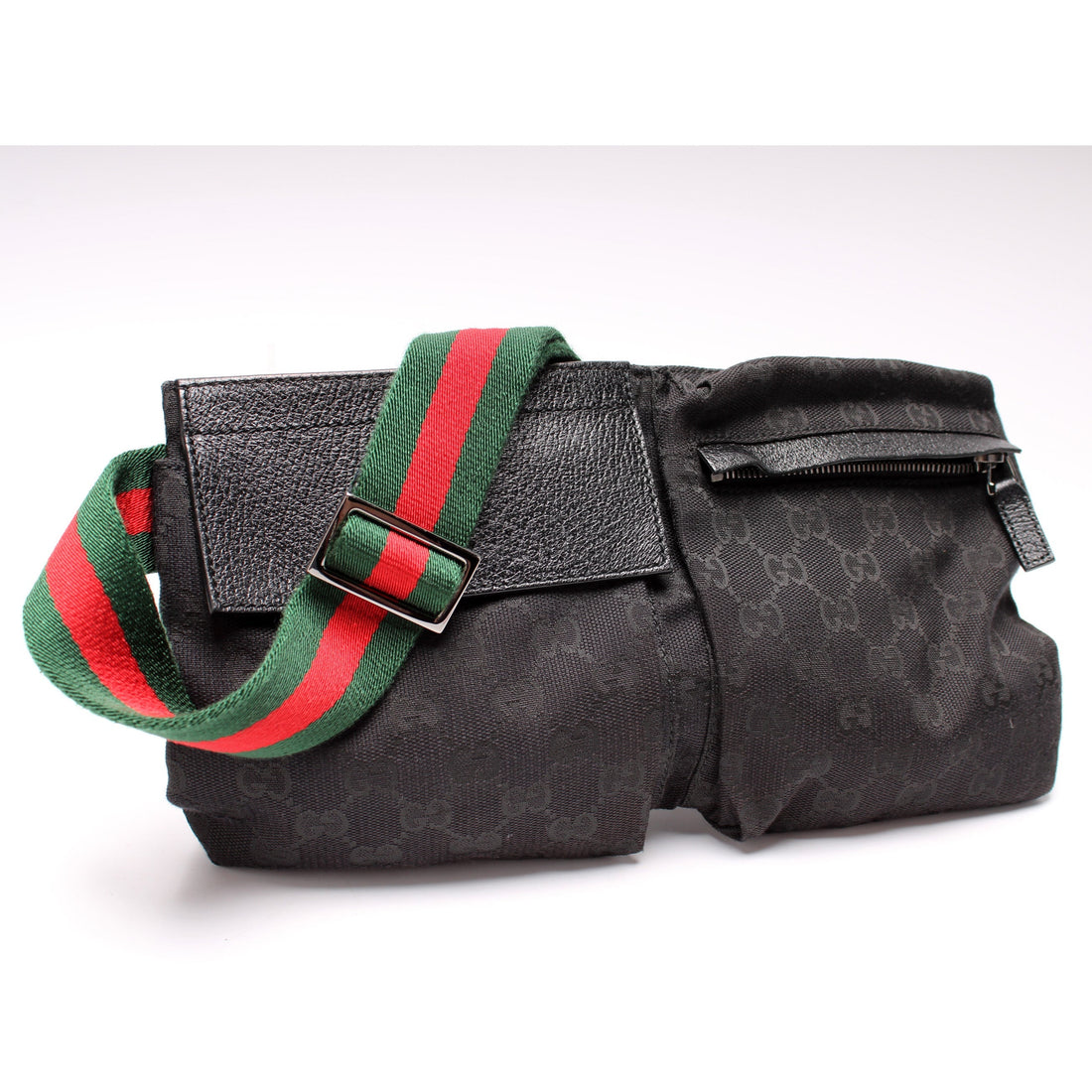 28566 GG Coated Canvas Waist Bag