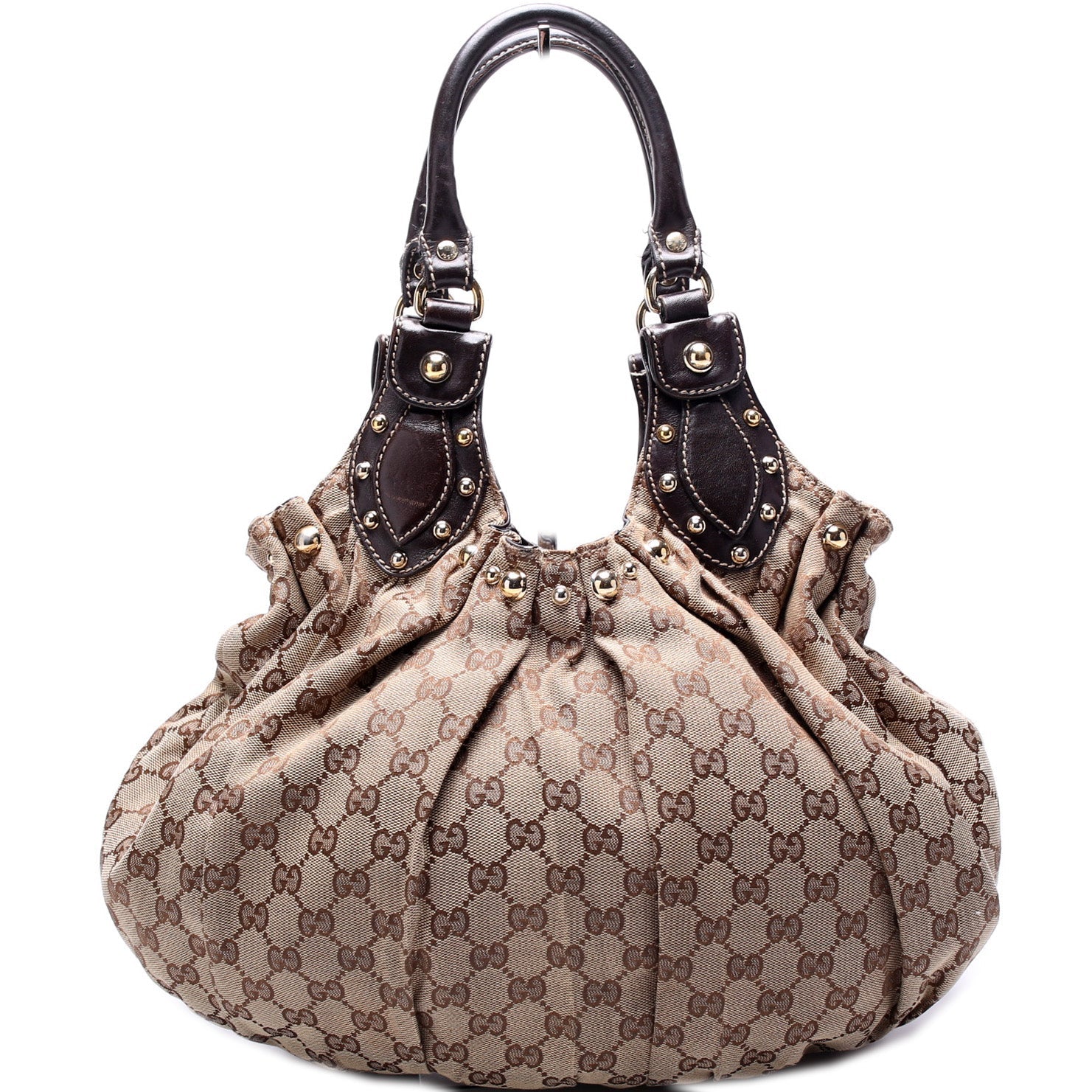 203624 GG Canvas Studded Pelham Medium