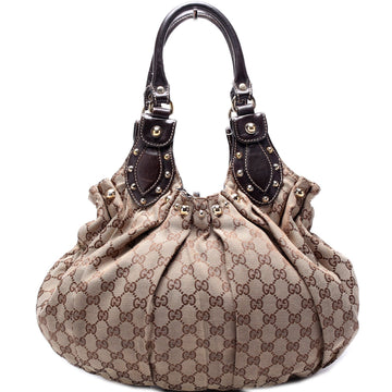 203624 GG Canvas Studded Pelham Medium