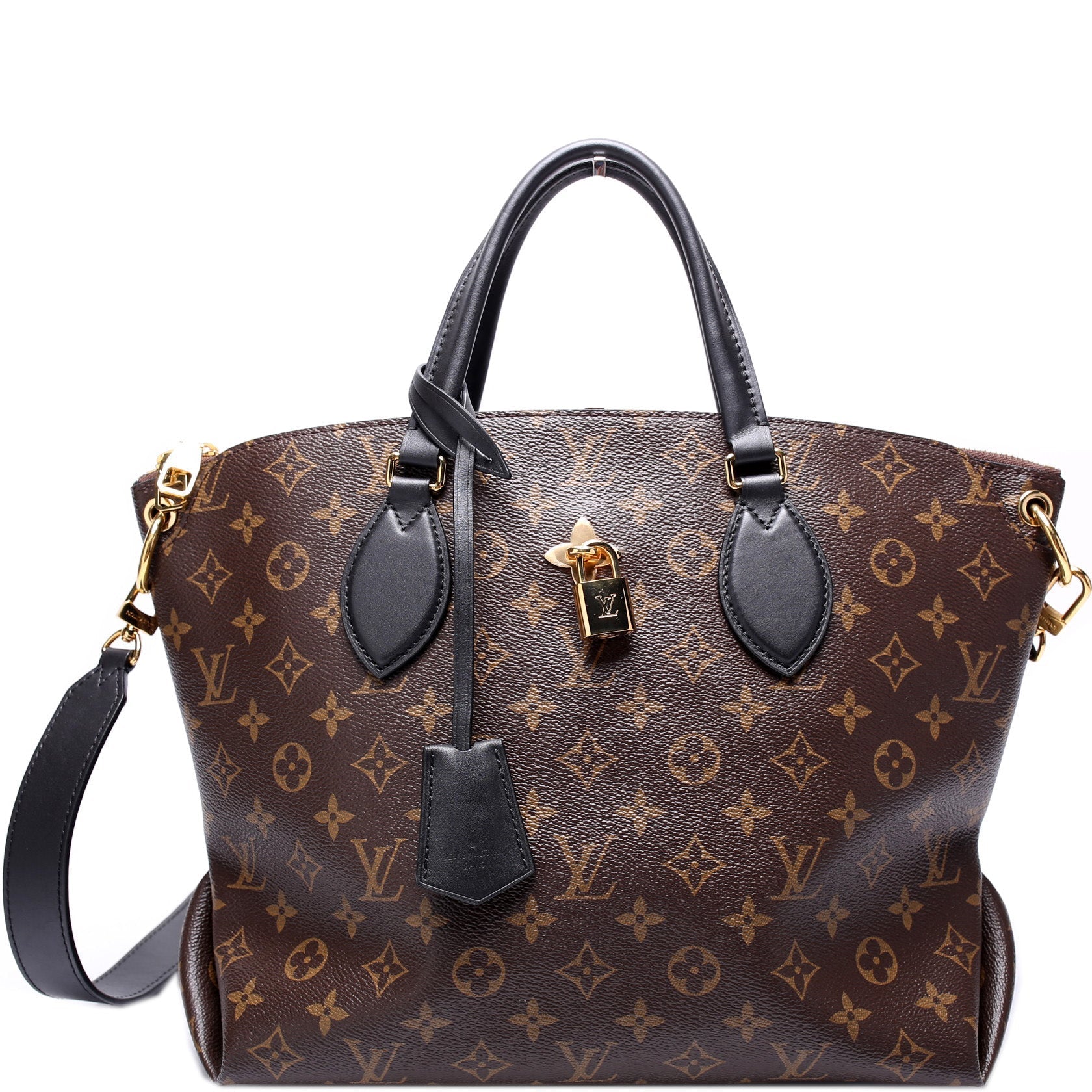 Flower Zipped Tote MM Monogram