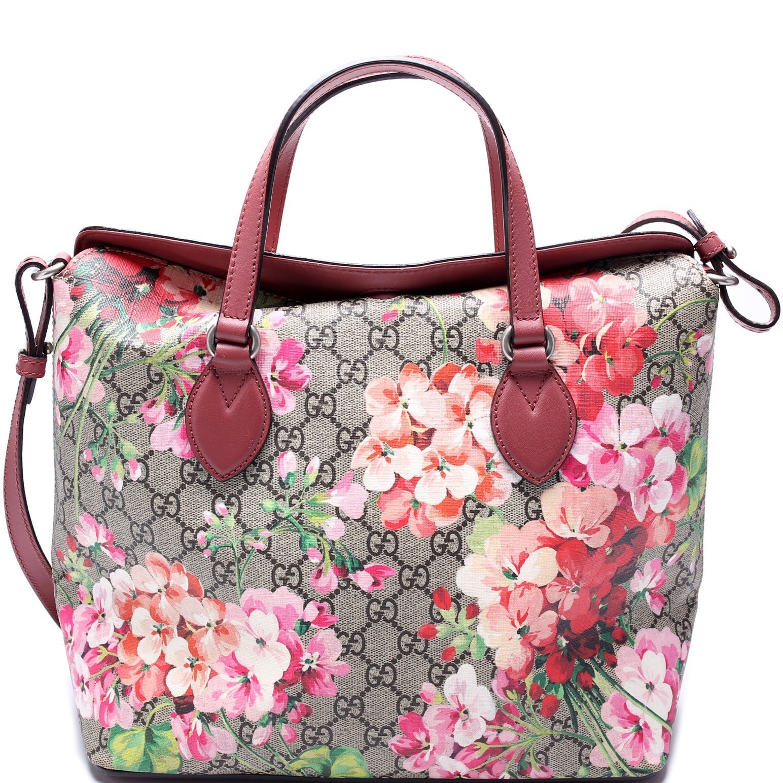 429147 GG Blooms Fold Over Tote